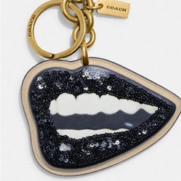 COACH X TOM WESSELMANN LIPS BAG CHARM NWT - Picture 2 of 2